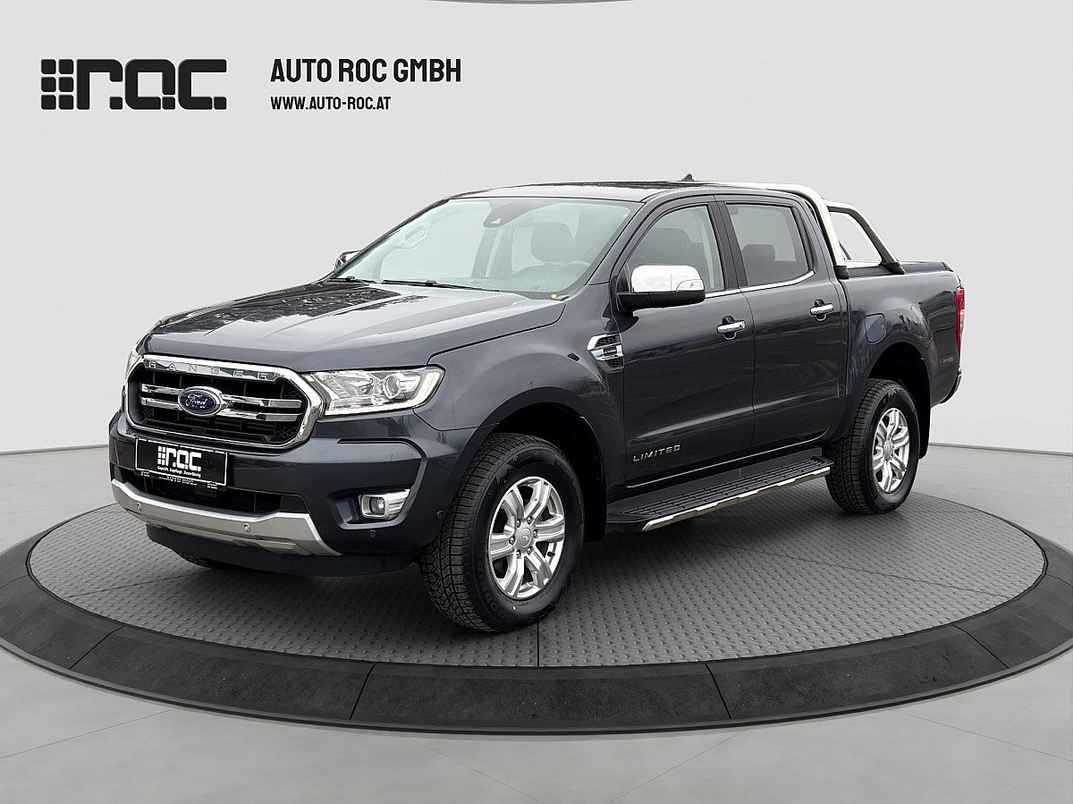 Ford Ranger Doppelkabine Limited 4×4 2,0 EcoBlue Aut. Kamera/ACC/Navi/WSS-Heizung/AHK/uvm